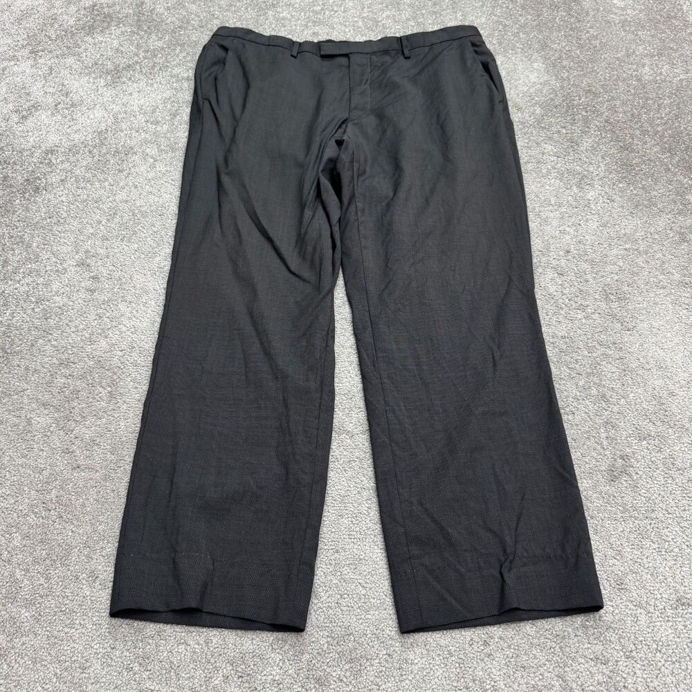 Hugo Boss The James Sharp 5 Wool Blend Dress Pants Mens 48R Dark Gray Straight